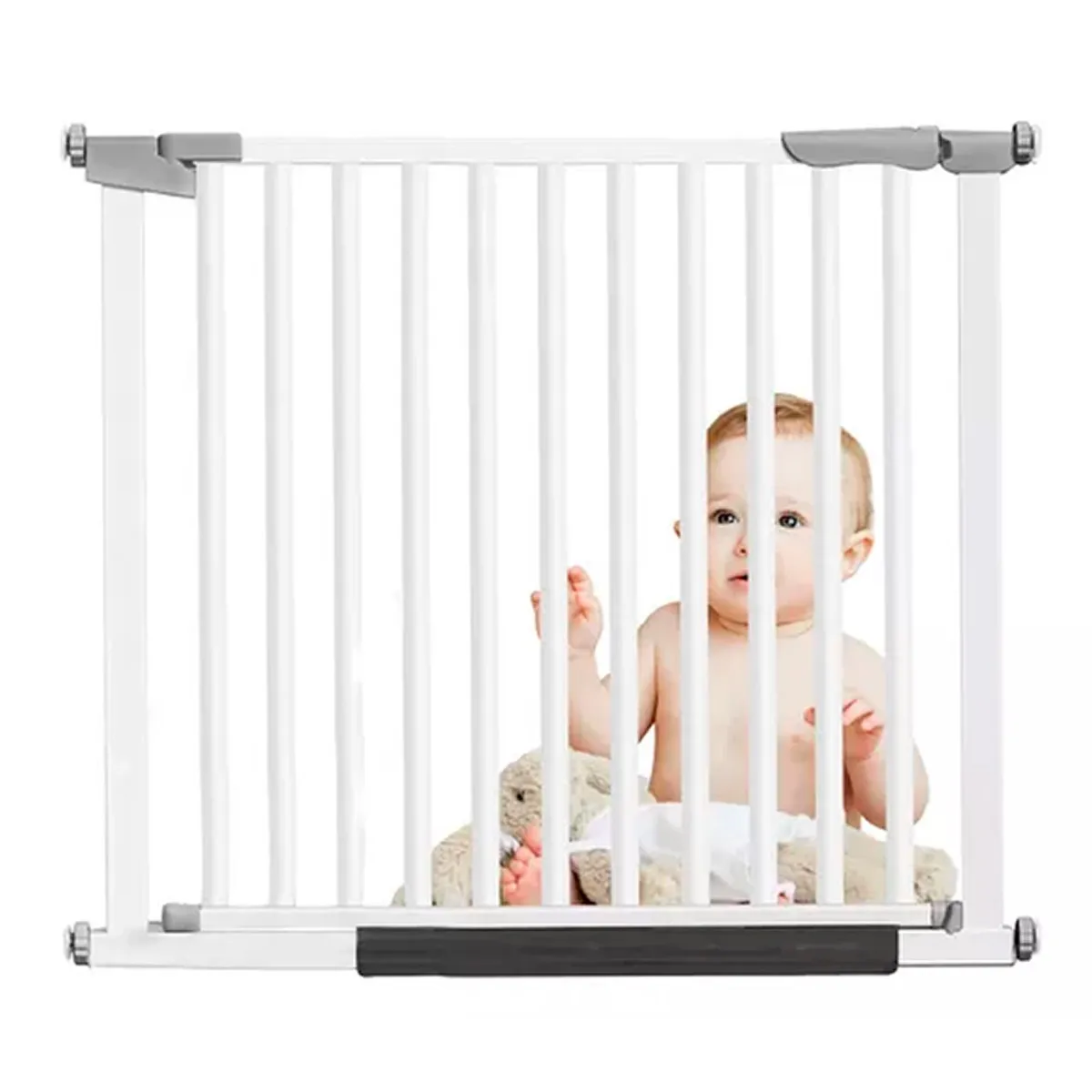 OFERTABKN - Reja Seguridad Escalera Puerta Ajustable Para Bebe Mascotas