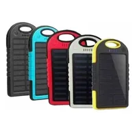 Cargador Solar Portátil Power Bank Inalámbrico Dual Usb