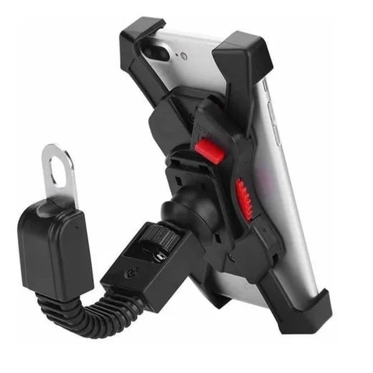 GENERICO - Soporte De Teléfono Celular Para Motos Giratorio