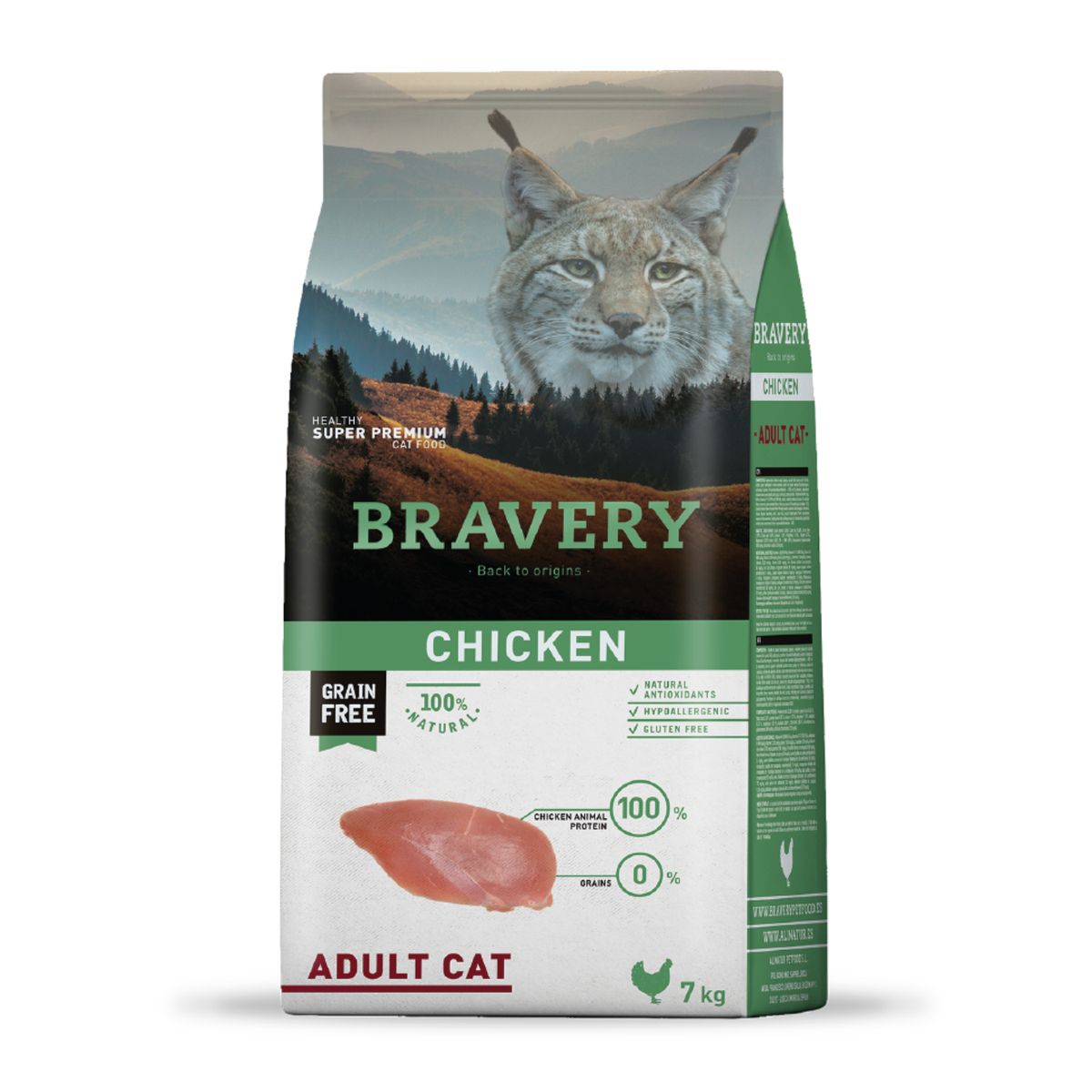 BRAVERY - Bravery Chicken Adult Cat 7 Kg