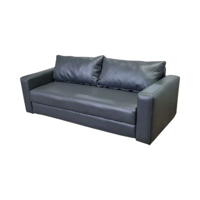 Imagen 2 del producto SOFA CAMA MULTIFUNCIONAL ECOCUERO GRIS