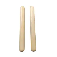 TOLIPA - Par De Claves Simple De Madera 20CM