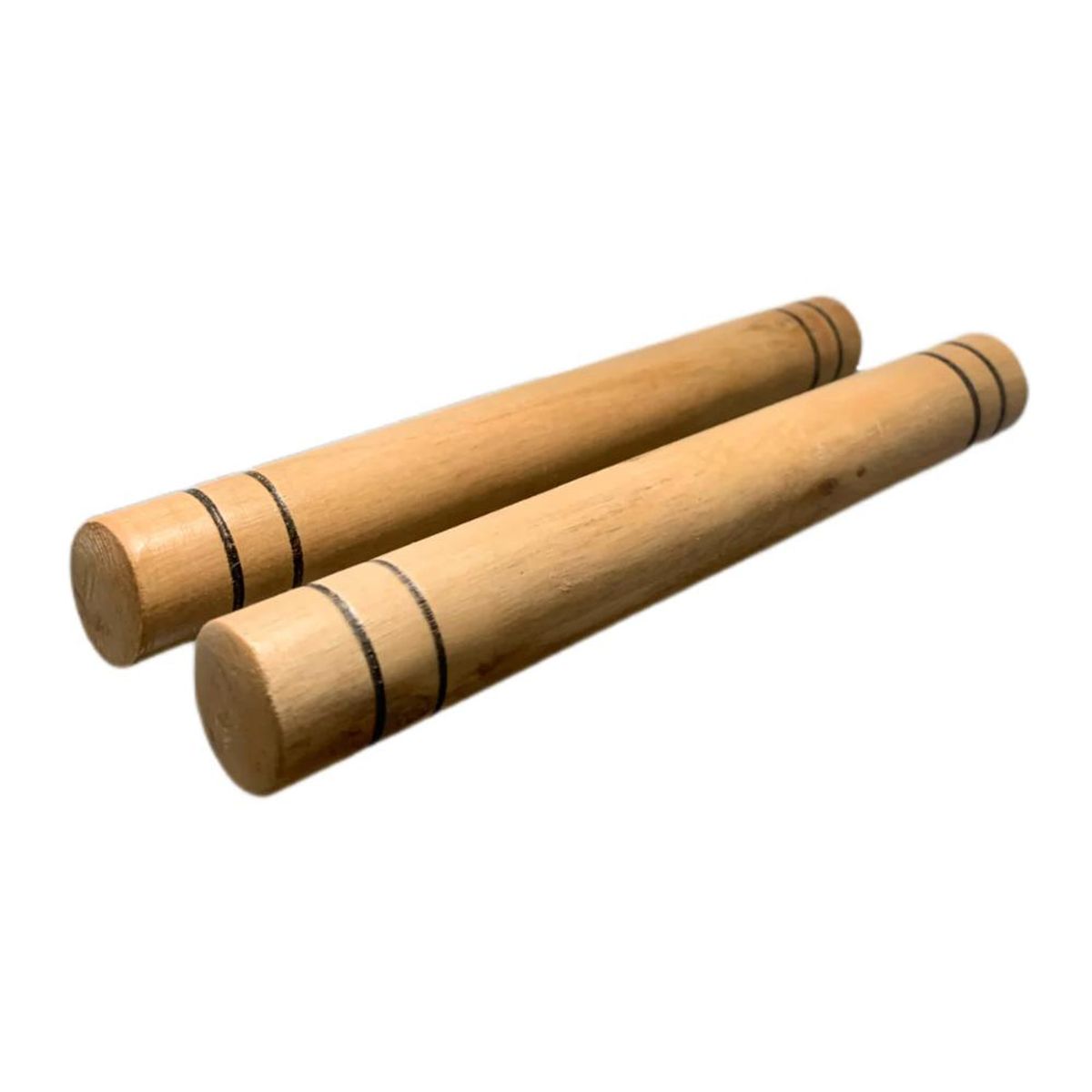 TOLIPA - Par De Claves Simple De Madera 20CM