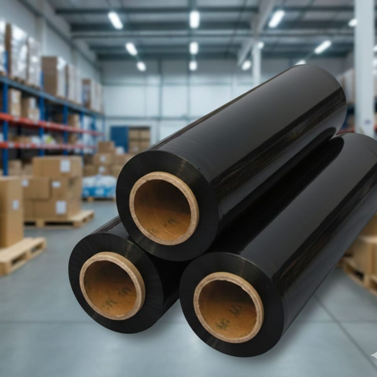 AK SPORT - Film Stretch Industrial 400m  Rollo de 54cm para Embalaje de Alto Rendimiento