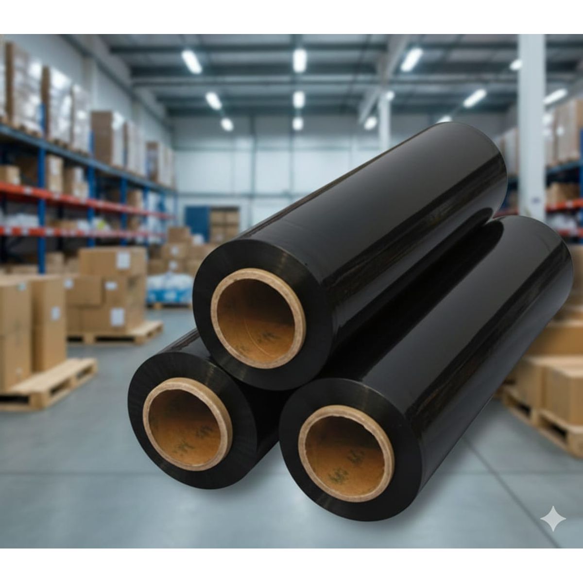 AK SPORT - Film Stretch Industrial 400m  Rollo de 54cm para Embalaje de Alto Rendimiento