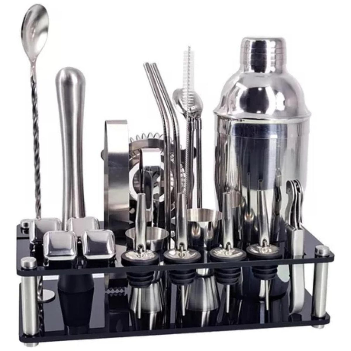 IMPORTCLICK - Juego Coctelería Bar Pub 23 Piezas 750 ML IMPORTCLICK