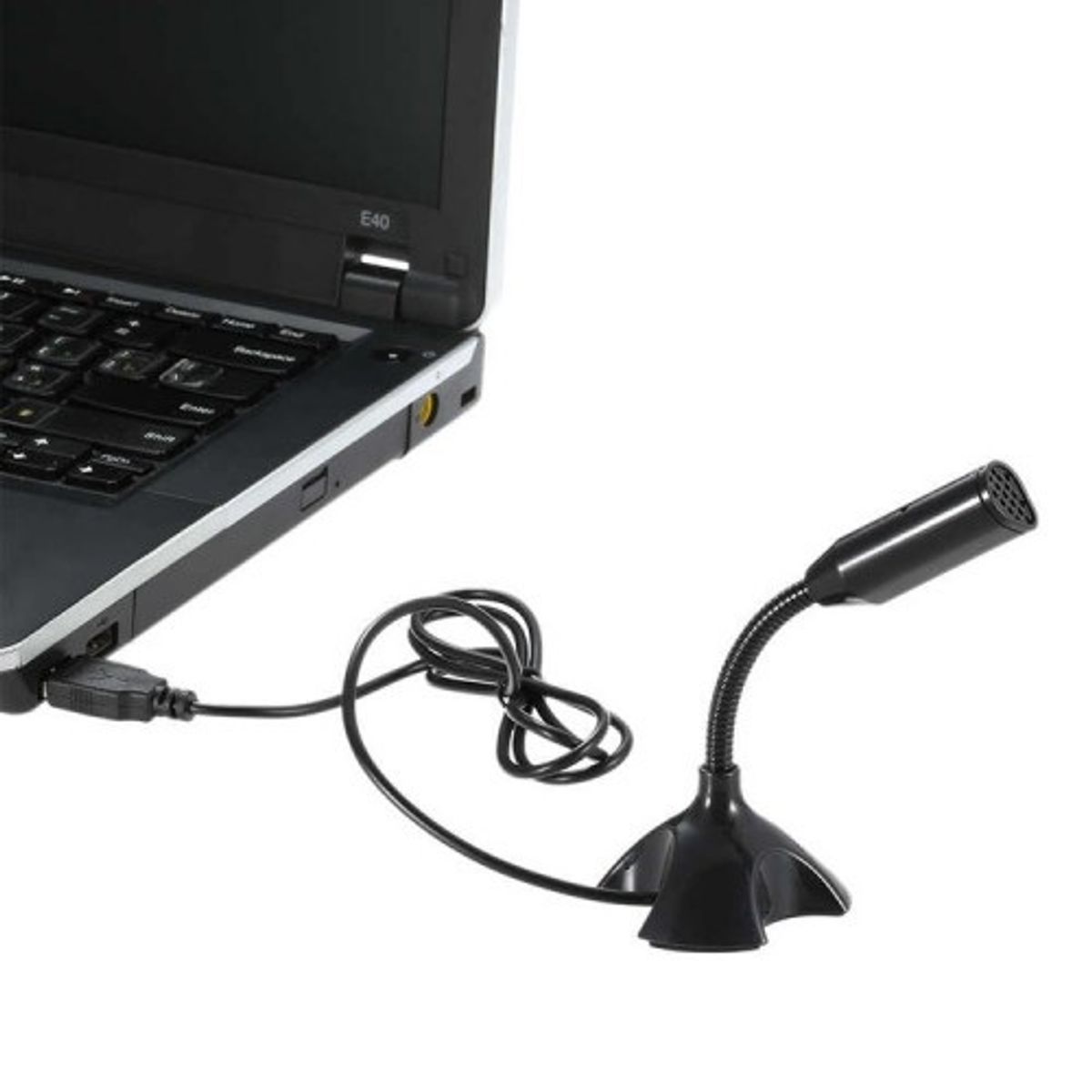 OEM - Micrófono Usb Para Pc Laptop Notebook Para Escritorio Flexible