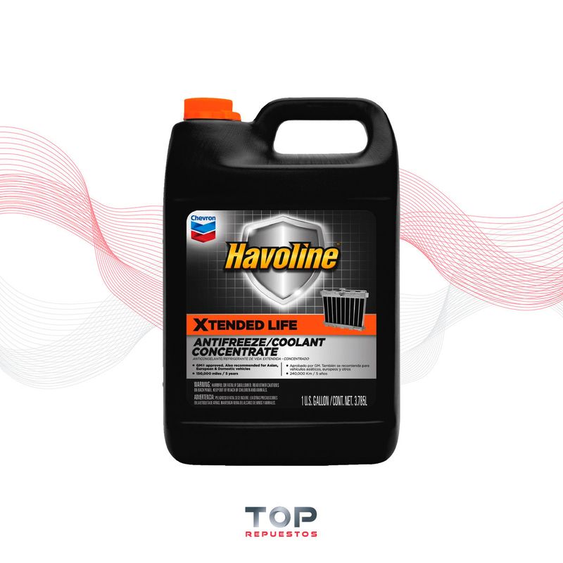 GENERICO - Refrigerante Chevron Havoline 50/50 4 Lts