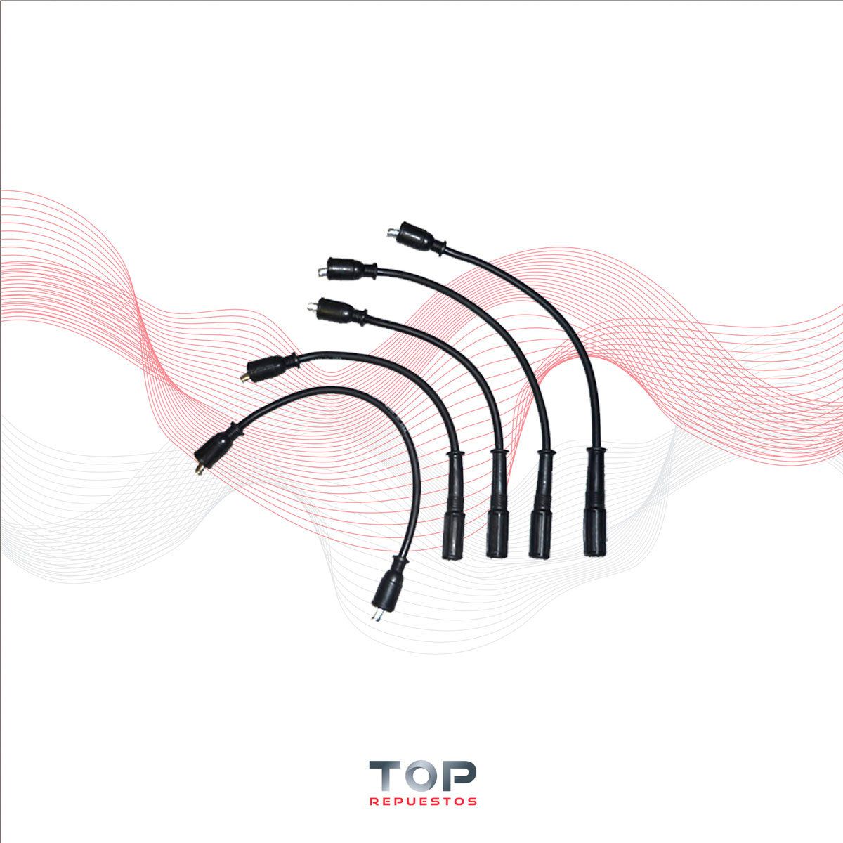 GENERICO - Cables De Bujia Fiat Uno 1.3 146a2246 86/91