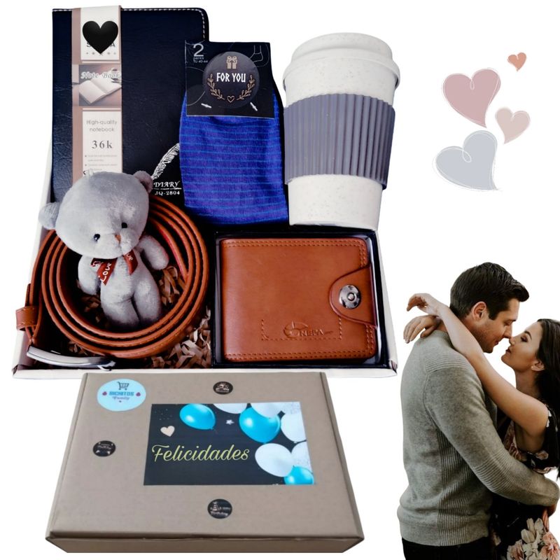 GENERICO - Set para regalo toda ocasión + accesorios para hombre