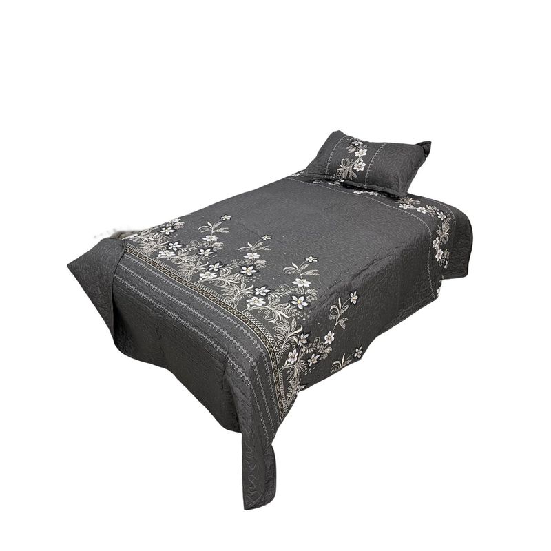 GENERICO - Cubrecama Quilt Fresco para Primavera y Verano Plaza 12 D17
