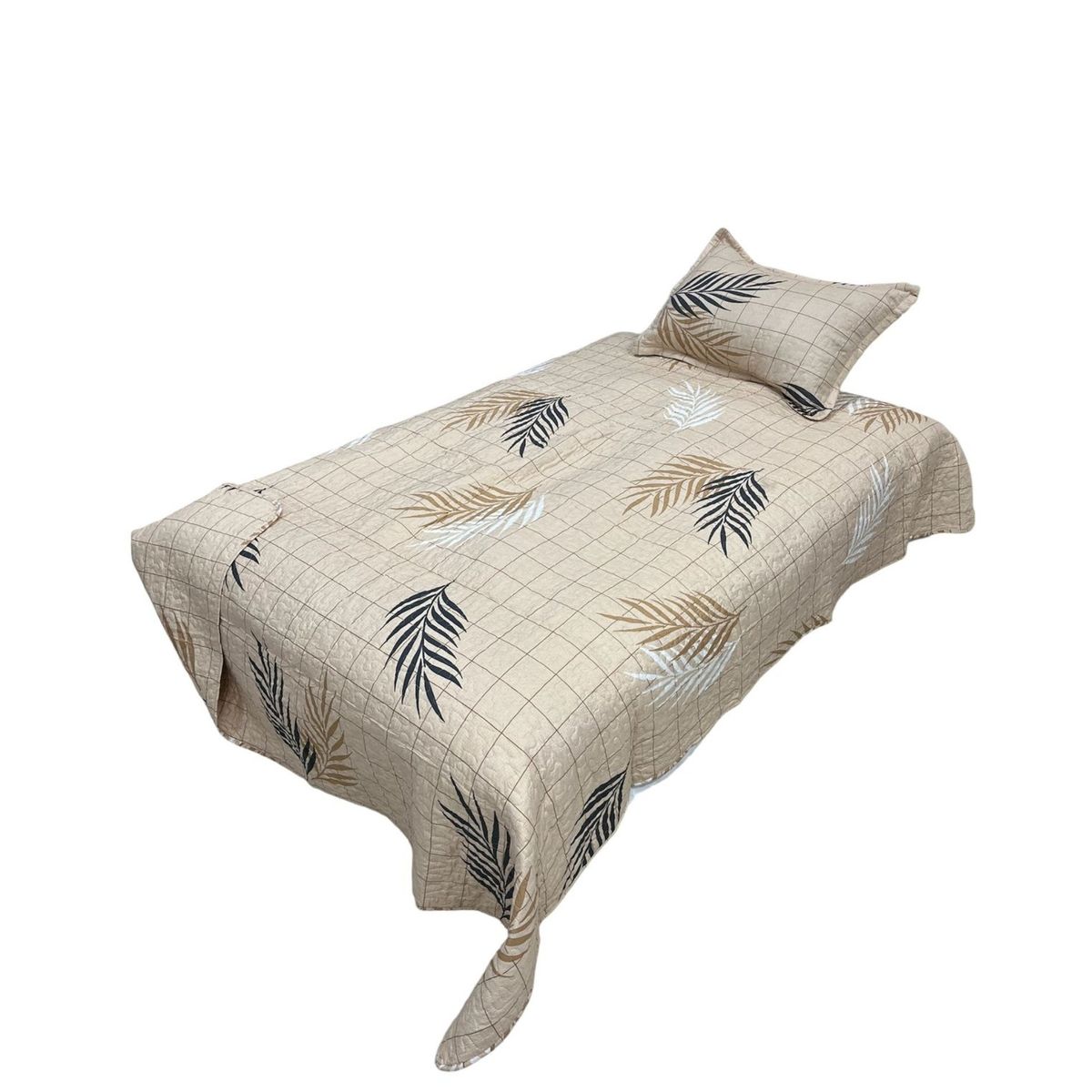 GENERICO - Cubrecama Quilt Fresco para Primavera y Verano Plaza 12 D18