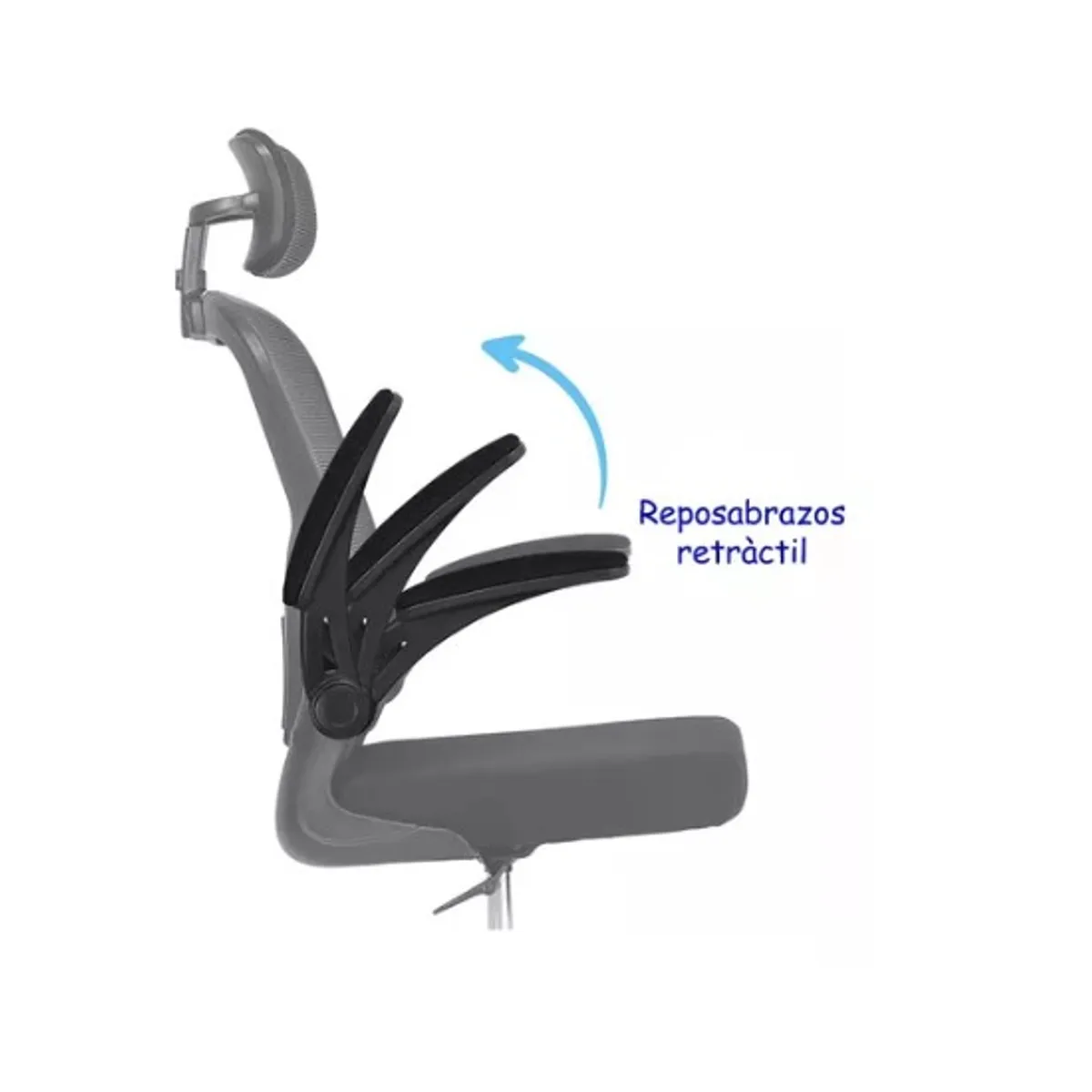 OFERTABKN - Silla De Oficina Ergonómica Tapicería Cómoda Con Ruedas