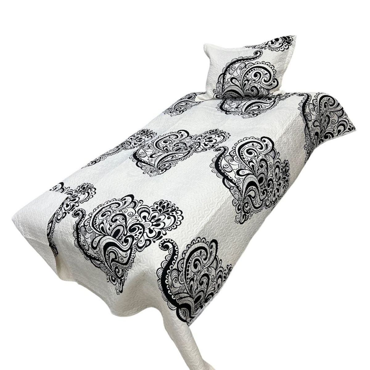 GENERICO - Cubrecama Quilt Fresco para Primavera y Verano Plaza 12 D1