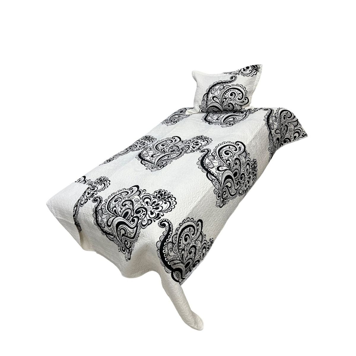 GENERICO - Cubrecama Quilt Fresco para Primavera y Verano Plaza 12 D1