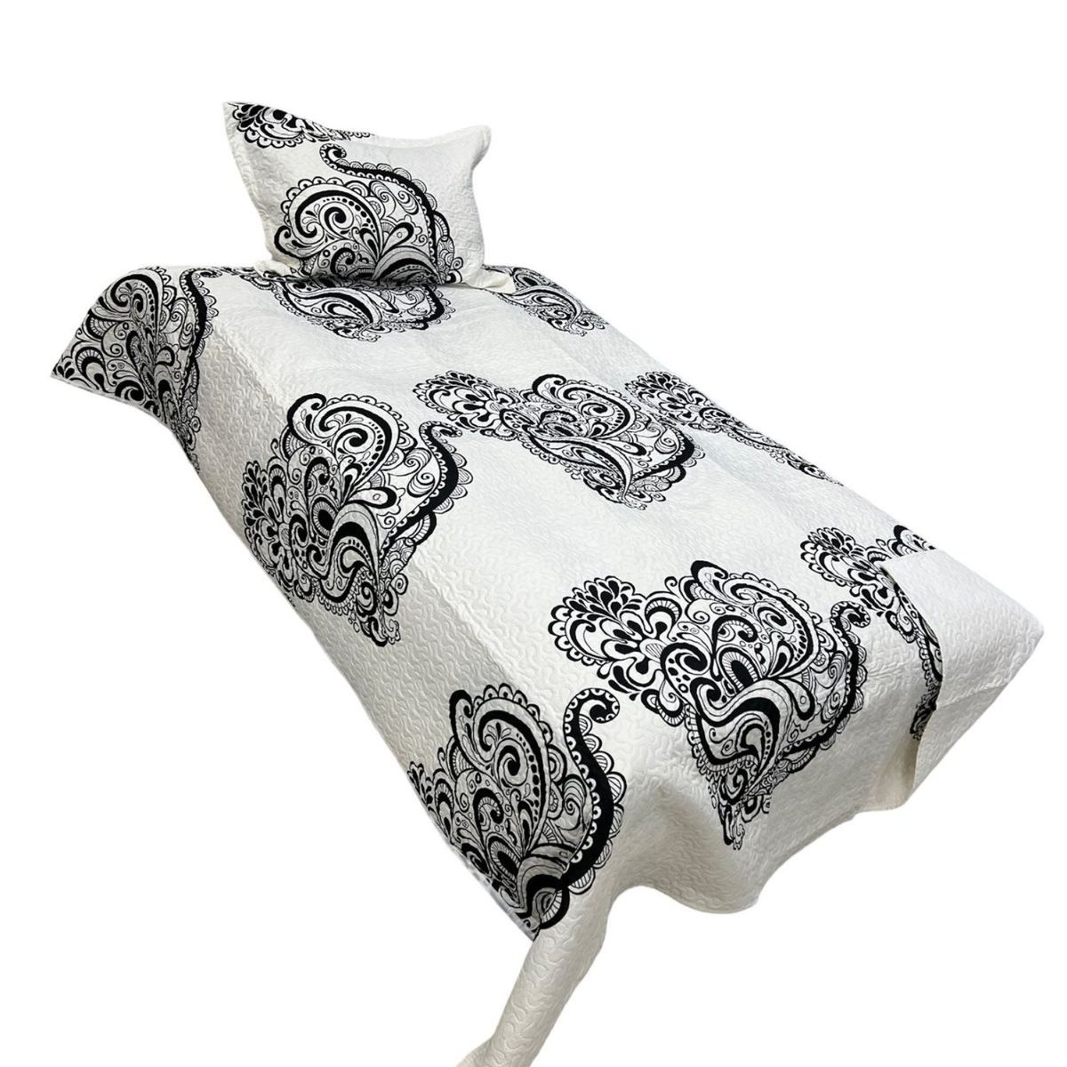 GENERICO - Cubrecama Quilt Fresco para Primavera y Verano Plaza 12 D1