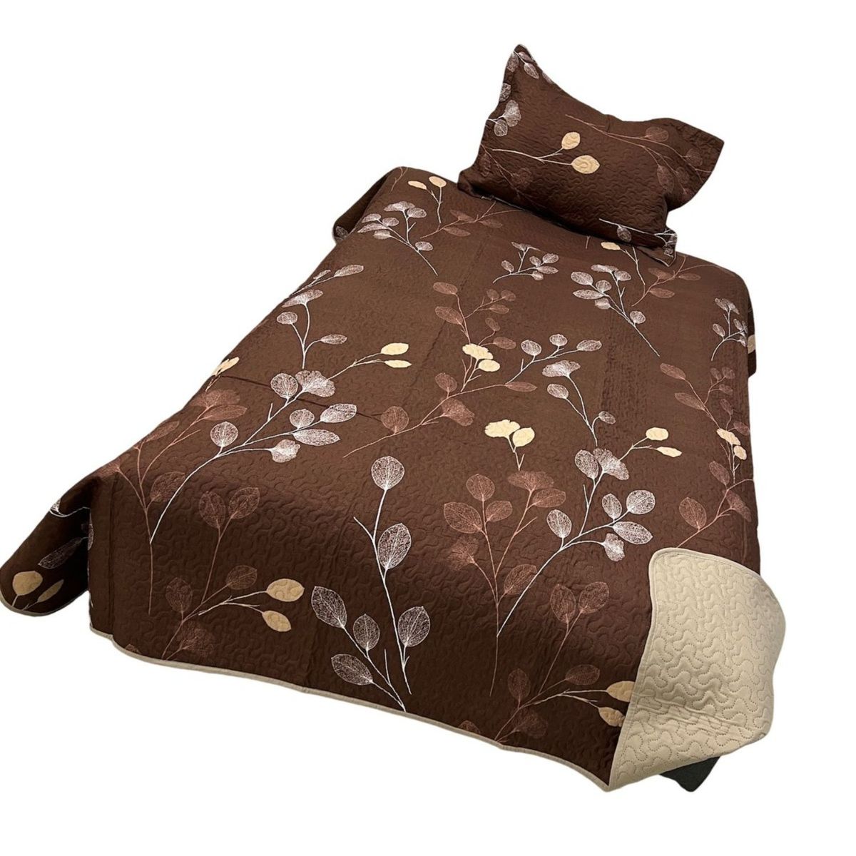 GENERICO - Cubrecama Quilt Fresco para Primavera y Verano Plaza 12 D2