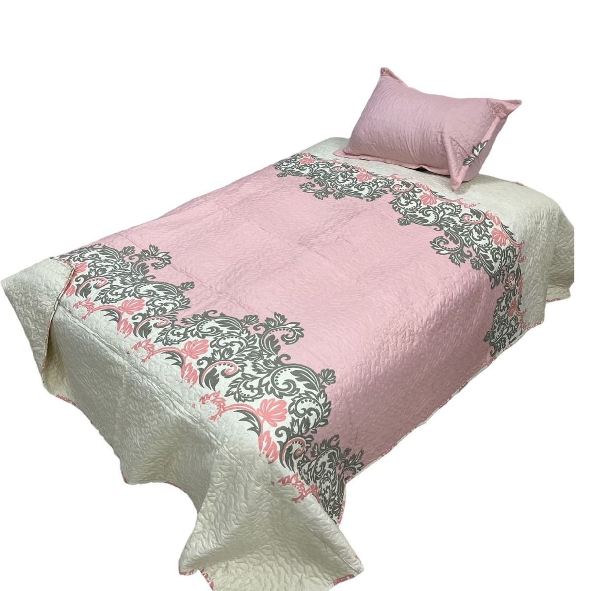 GENERICO - Cubrecama Quilt Fresco para Primavera y Verano Plaza 12 D12