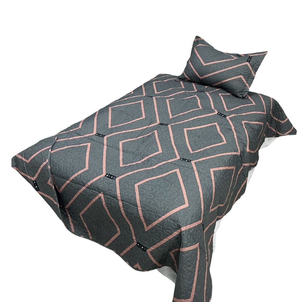 GENERICO - Cubrecama Quilt Fresco para Primavera y Verano Plaza 12 D13