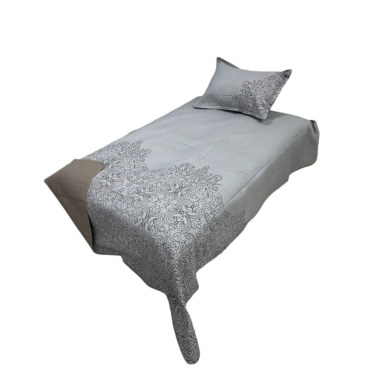 GENERICO - Cubrecama Quilt Fresco para Primavera y Verano Plaza 12 D24