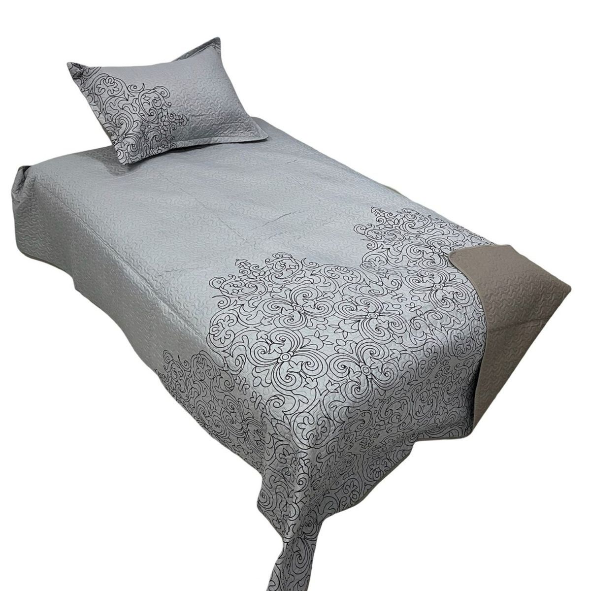 GENERICO - Cubrecama Quilt Fresco para Primavera y Verano Plaza 12 D24