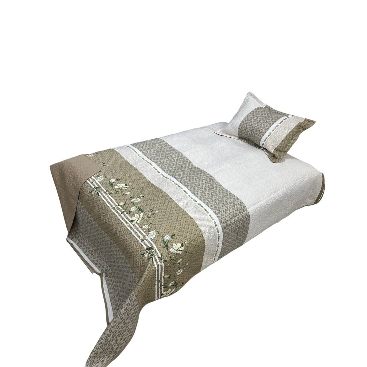 GENERICO - Cubrecama Quilt Fresco para Primavera y Verano Plaza 12 D26