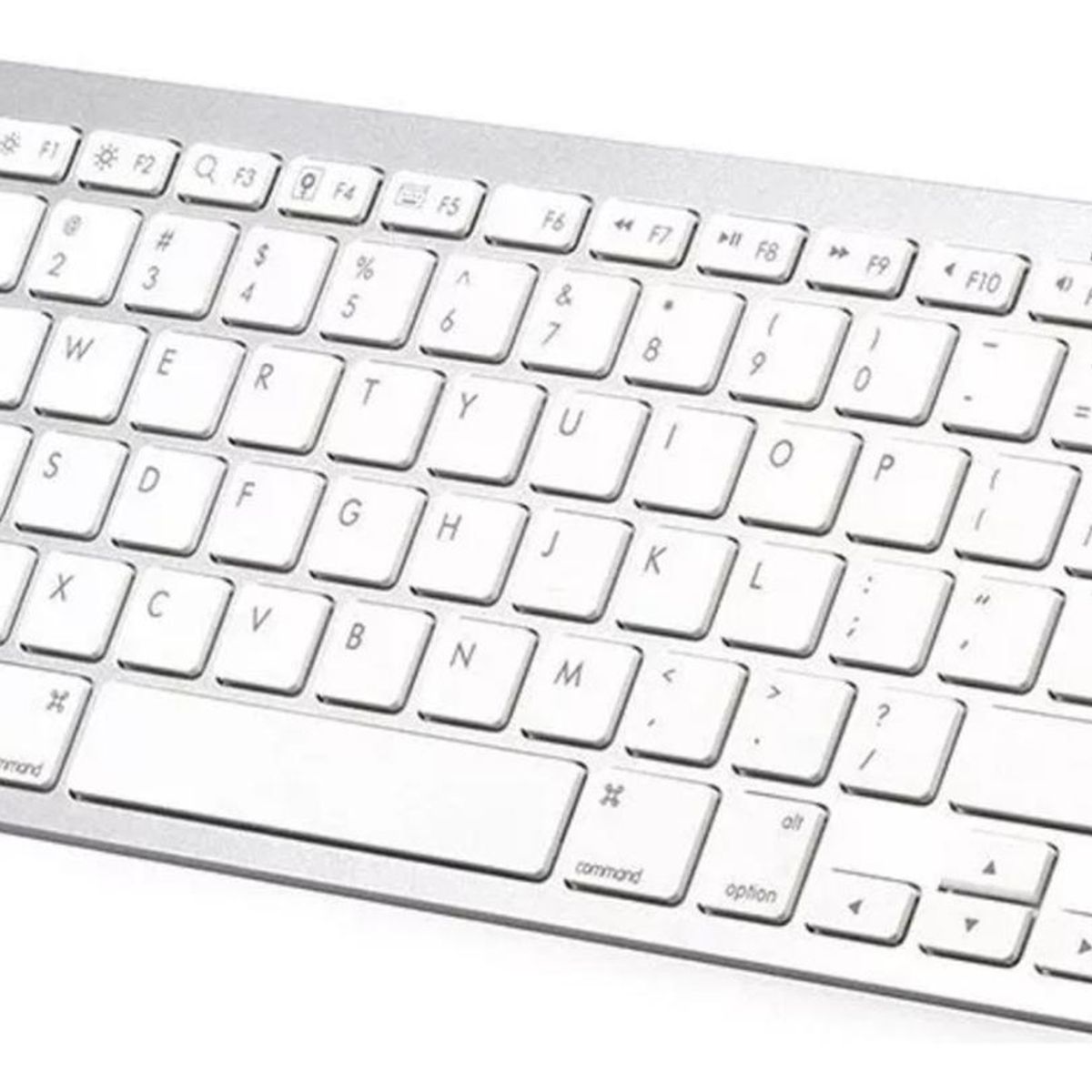 IMPORTCLICK - Teclado Inalámbrico Bluetooth Plateado IMPORTCLICK