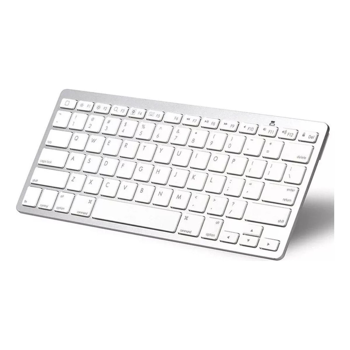 IMPORTCLICK - Teclado Inalámbrico Bluetooth Plateado IMPORTCLICK