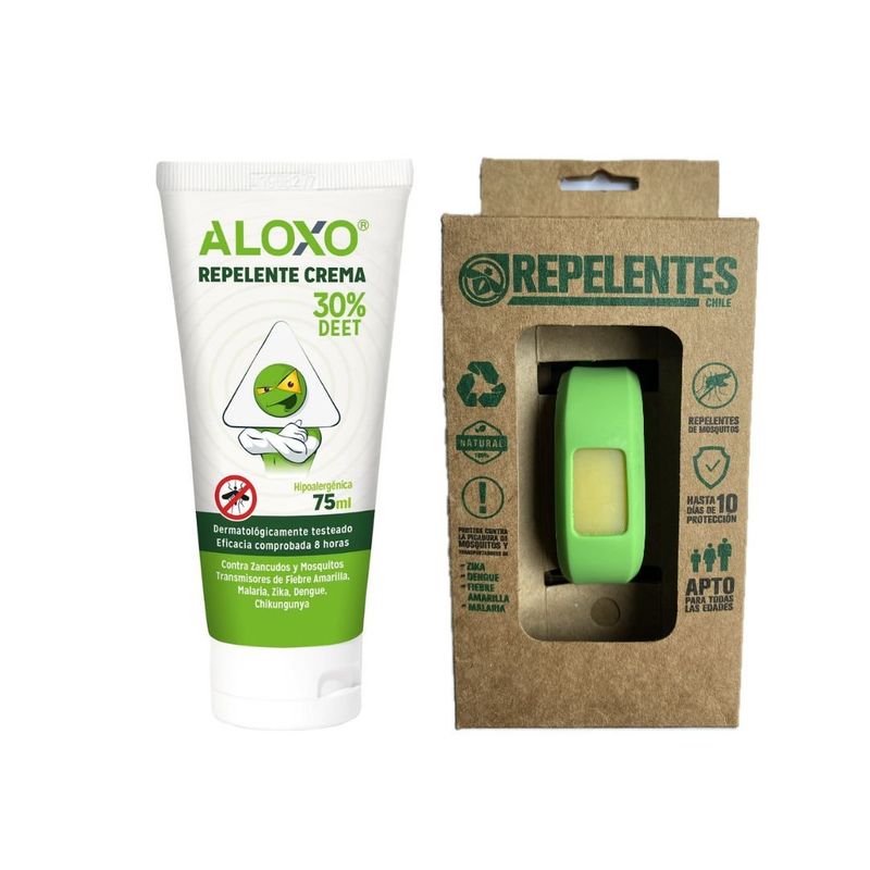 REPELENTES CHILE - Kit Repelente Viajero PROtegido Aloxo Crema