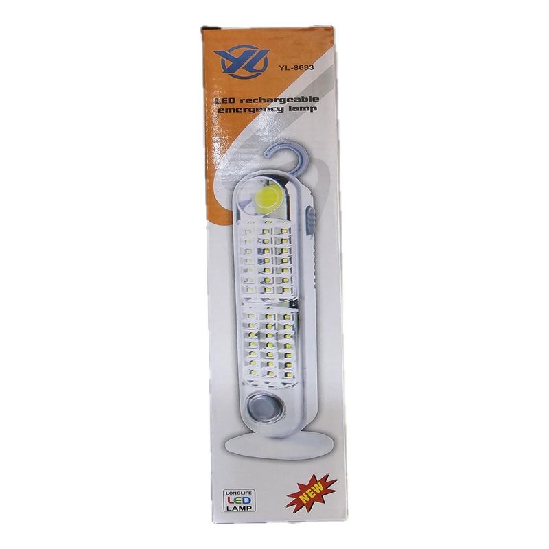 GENERICO - Lampara de Emergencia Recargable con Panel Solar 50 LEDS