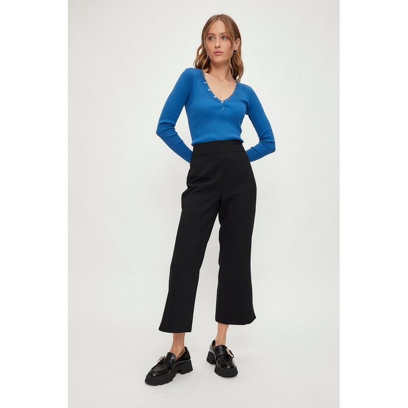 IO - Pantalon Liso Negro iO