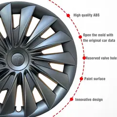GENIAL - Tesla model 3 tapa rueda para aro 18