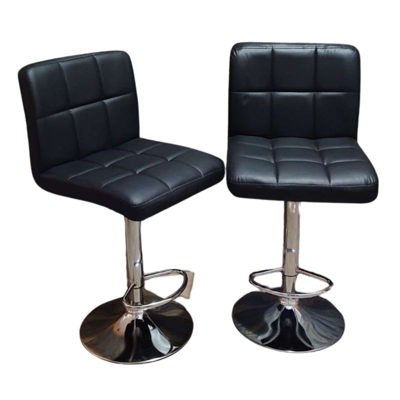 GENERICO - Piso Bar Taburete Giratorio Atenas I pack x2.