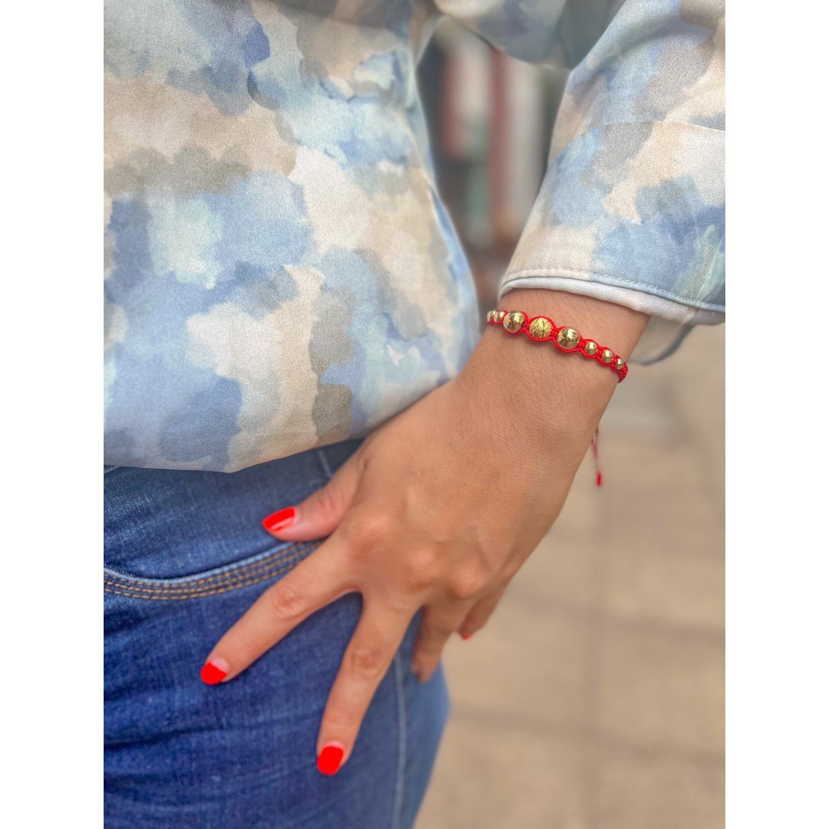GENERICO - Pulsera en oro laminado 18k