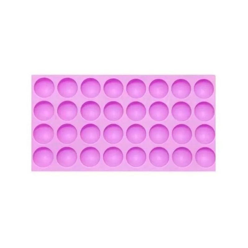 GENERICO - Molde De Silicona, Media Esfera 32 Esferas
