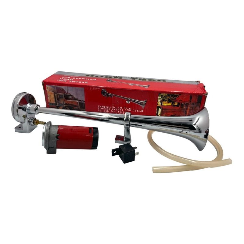 GENERICO - Bocina Electrica Trompeta Aire Comprimido Universal Auto 12v