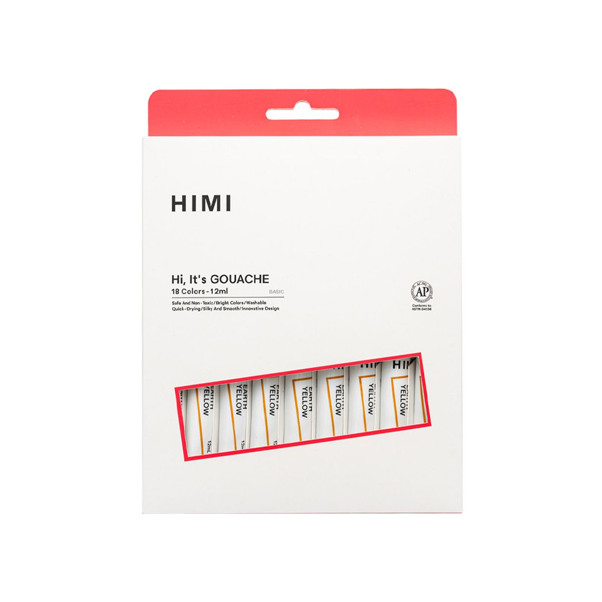 HIMI - Set himi 18 tubos de pintura gouache 12ml
