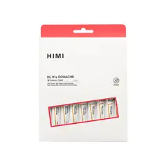 HIMI - Set 18 tubos de pintura gouache 12ml