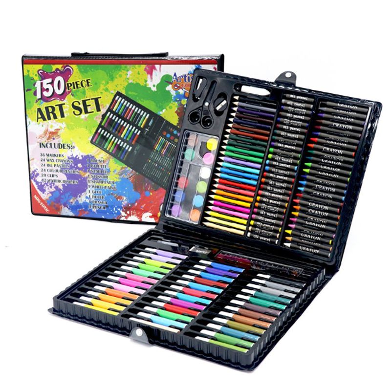 GENERICO - Conjunto De Arte Caja De 150 Piezas Para Niños Educativo