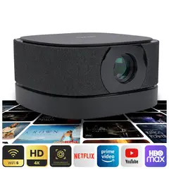 LEVO - Proyector Portatil Inalámbrico Smart Lumix 9000lm BT