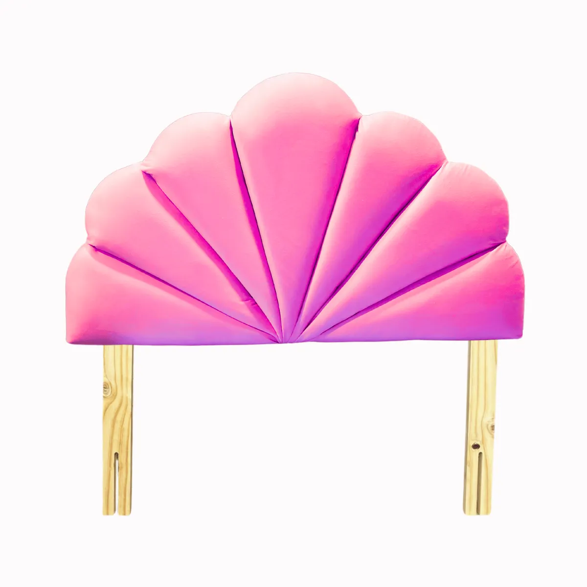 GENERICO - Respaldo Coral 1 1/2 Rosa Felpa  Muebles Rimar