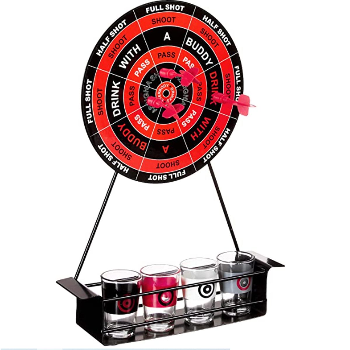 GENERICO - Juego De Tiro De Dardos Magnéticos Con 4 Vasos De Shot