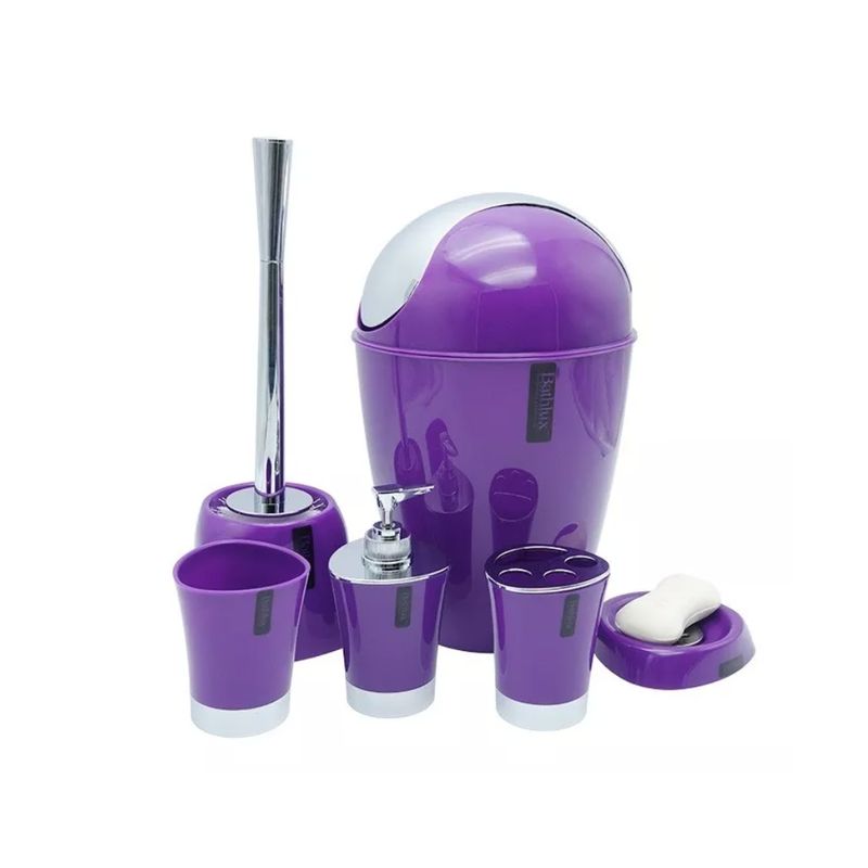 GENERICO - Set Baño Diseño 6 Piezas