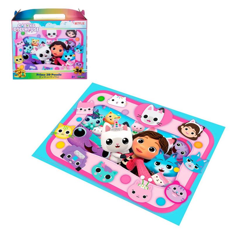 ANSALDO - PUZZLE 3D 24 PIEZAS PREESCOLAR - GABBY´S DOLLHOUSE