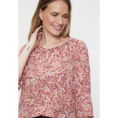 MA GRIFFE - Blusa Manga Larga Rosado Mujer Magriffe