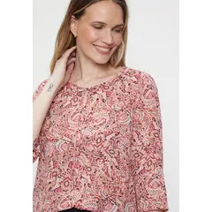 MA GRIFFE - Blusa Manga Larga Rosado Mujer Magriffe