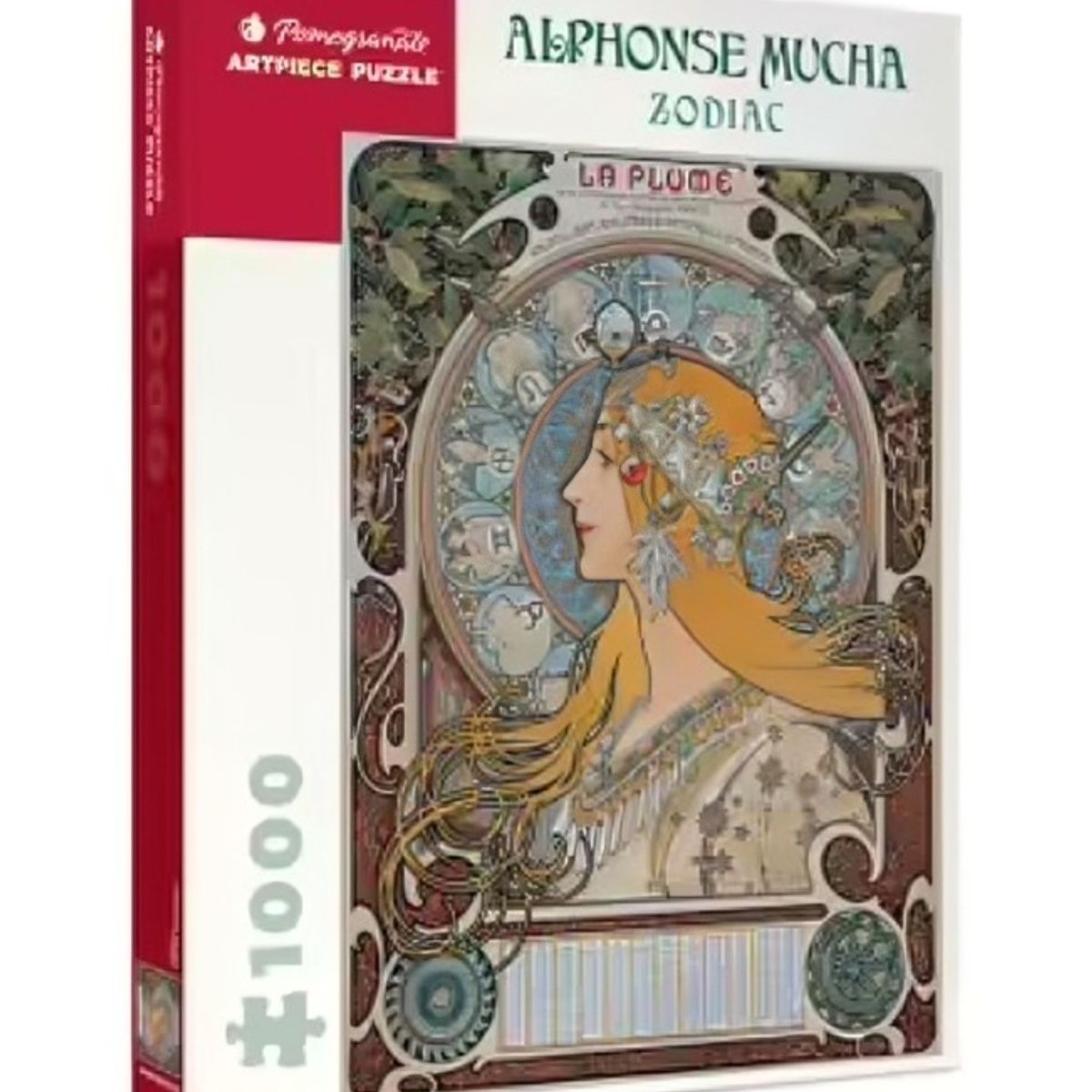 TOP10BOOKS - JUEGO Puzzle Alphonse Mucha Zodiac 1000 Piezas