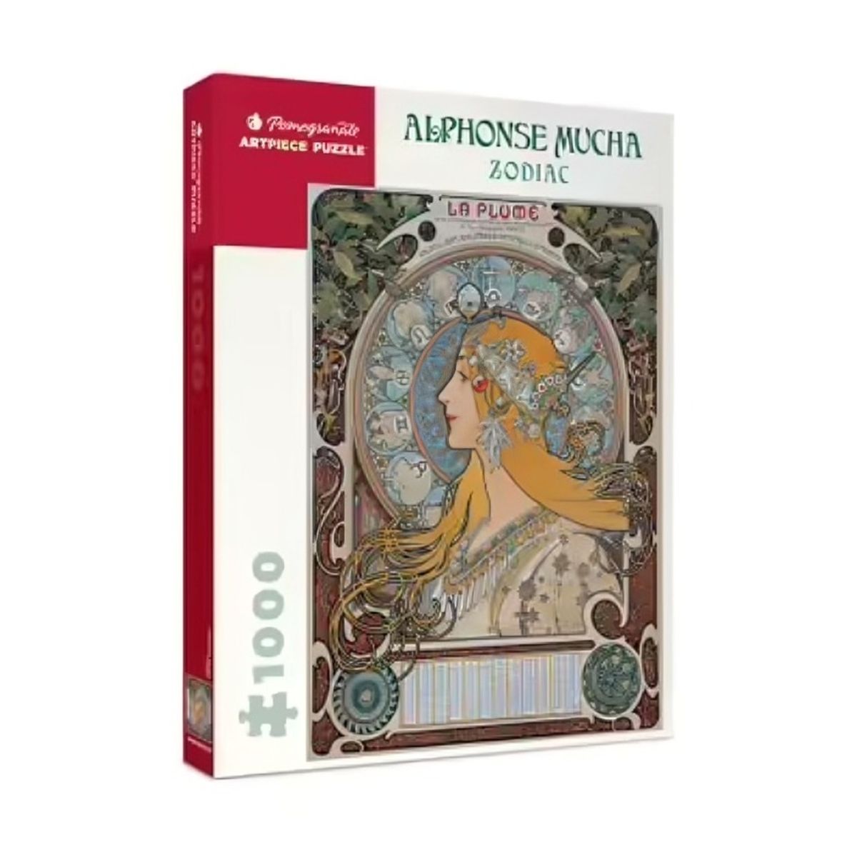 TOP10BOOKS - JUEGO Puzzle Alphonse Mucha Zodiac 1000 Piezas