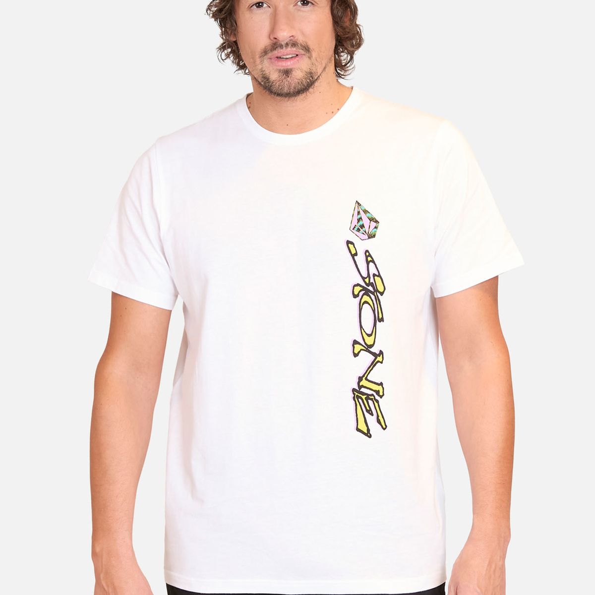 VOLCOM - Polera Manga Corta Sea Punk Blanco Hombre Volcom