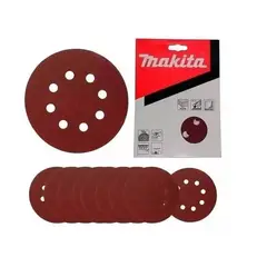MAKITA - Discos Lija Velcro (10u) 125mm Grano 180 D-54558